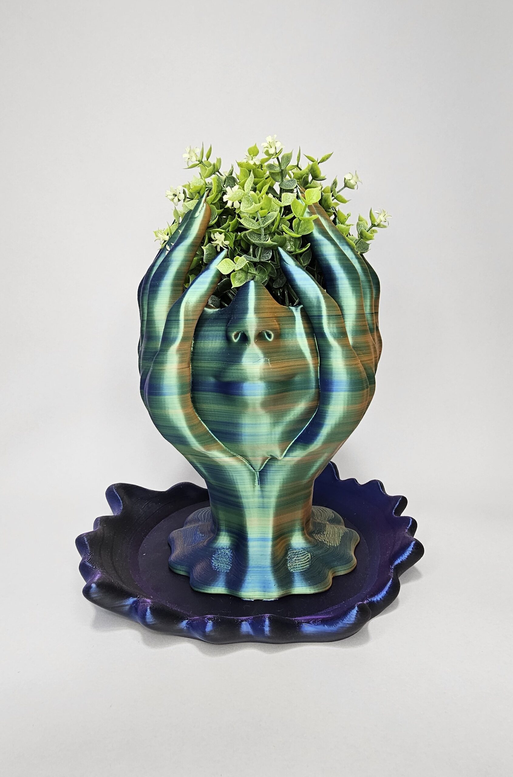 Bloempot Gezicht met Handen