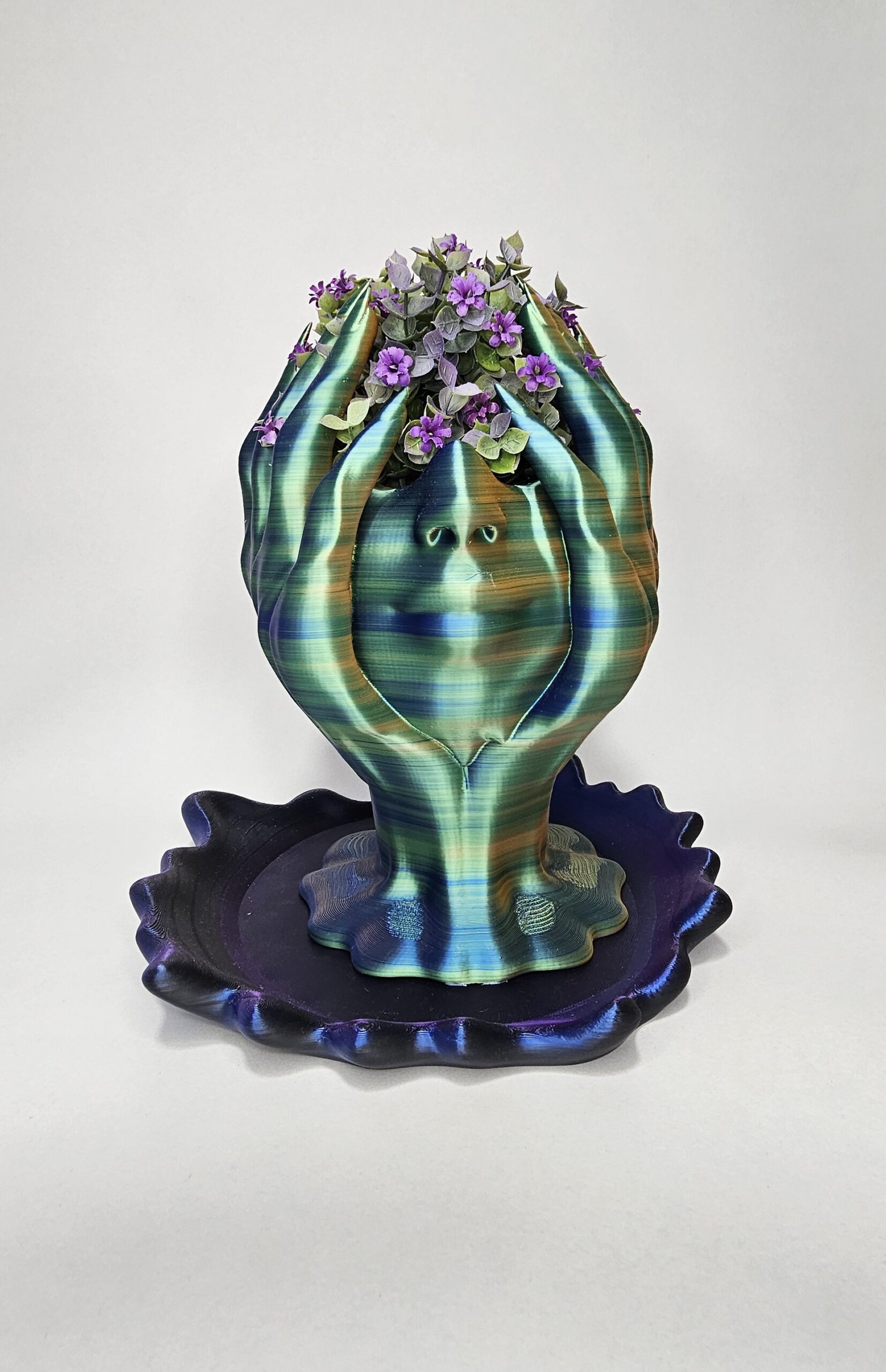 Bloempot Gezicht met Handen